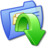 蓝色下载文件夹 Folder Blue Downloads